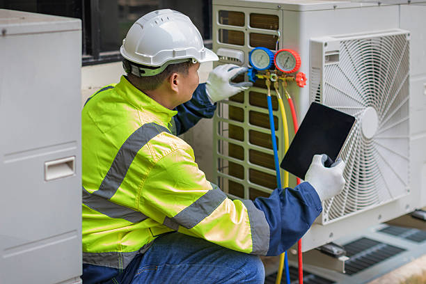 Professional Hvac technician working in Cameron, TX
